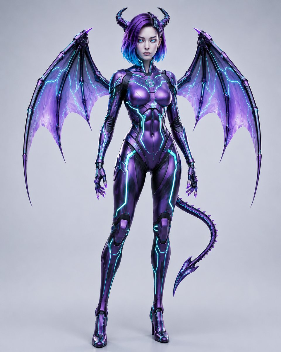 Lilith — facette Direction, techwear cybernétique